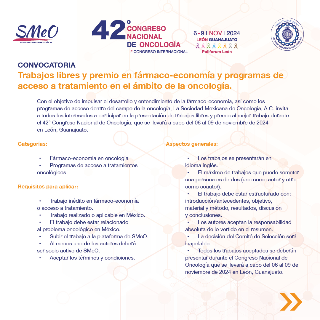 Sociedad Mexicana de Oncología, A.C. tweet media