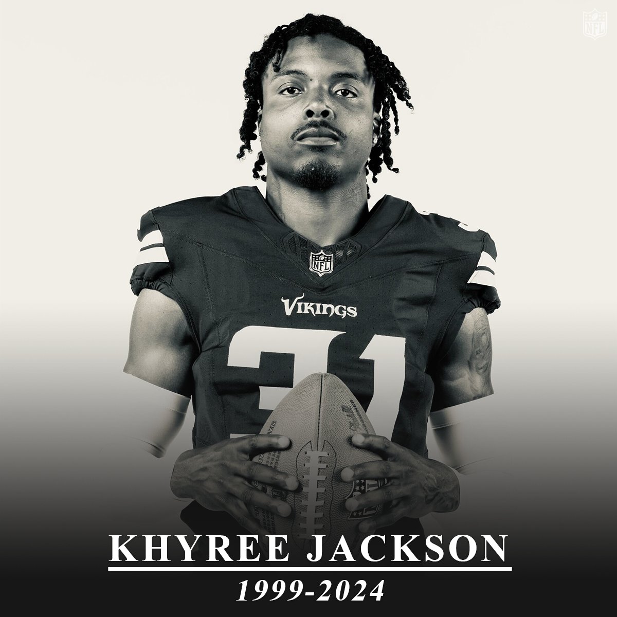 The NFL family is deeply saddened and devasted by the passing of Vikings rookie Khyree Jackson.

Our thoughts and condolences are with his family, loved ones and everybody involved in this tragic accident.