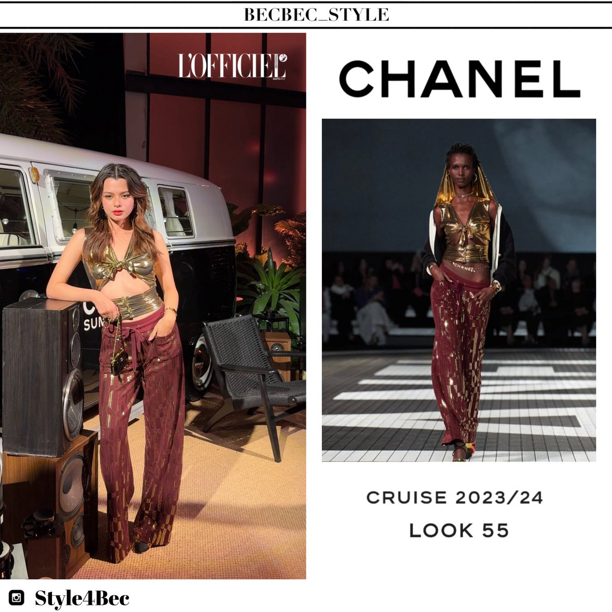 BecBec_Style's tweet photo. 20240706  @AngelssBecky at #CHANELSummerTour in Bangkok
Cr:@LOfficielThai
.
Brand: @CHANEL
.
#ChanelxBecky  
#CHANELSummerTourxBecky
#Beckysangels
#LOfficielThailand https://t.co/DeoLU4S3gr
