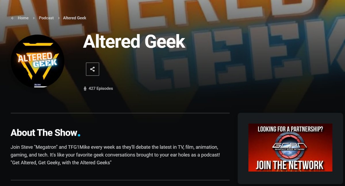 GeekCast Radio Network (@geekcastradio) on Twitter photo Well, I guess there's more teasers! Seeing as how x decided to make double threads here. So here are two more images from the new GCRN website! Expertly done by <a href="/SCP21/">Steve Phillips ๐</a>!!!
This teaser features <a href="/geek_showcase/">GeekShowcase</a> <a href="/_ComicConcierge/">Dan (Comic Concierge)</a> and <a href="/alteredgeek/">Altered Geek ๐</a>!! #podcastinglife Well, I guess there's more teasers! Seeing as how x decided to make double threads here. So here are two more images from the new GCRN website! Expertly done by <a href="/SCP21/">Steve Phillips ๐</a>!!!
This teaser features <a href="/geek_showcase/">GeekShowcase</a> <a href="/_ComicConcierge/">Dan (Comic Concierge)</a> and <a href="/alteredgeek/">Altered Geek ๐</a>!! #podcastinglife