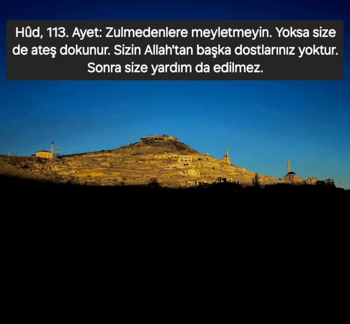 Zulmedenlere meyletmeyin...