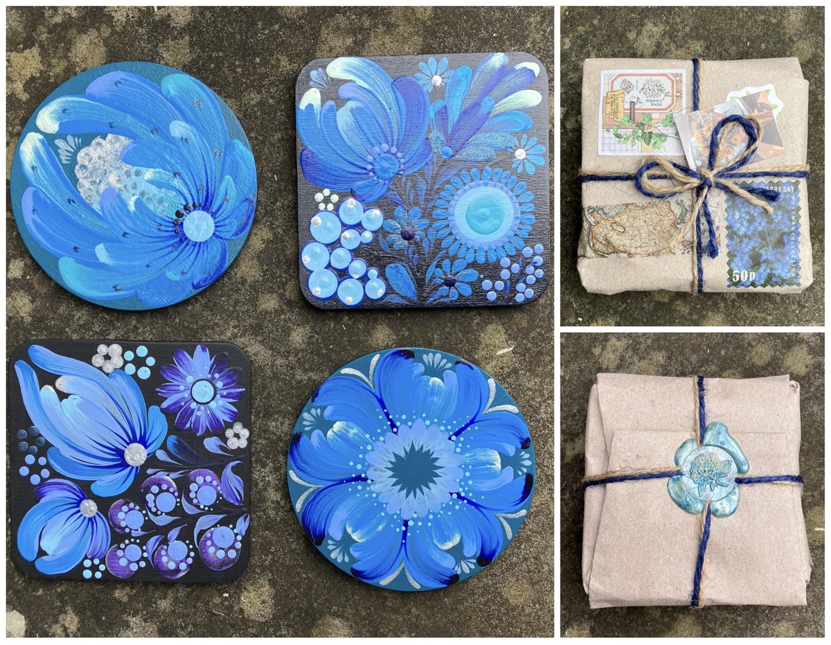 GMClarke21's tweet image. Another lovely little package with beautiful @crimson_august hand painted contents arrived from Ukraineπππ