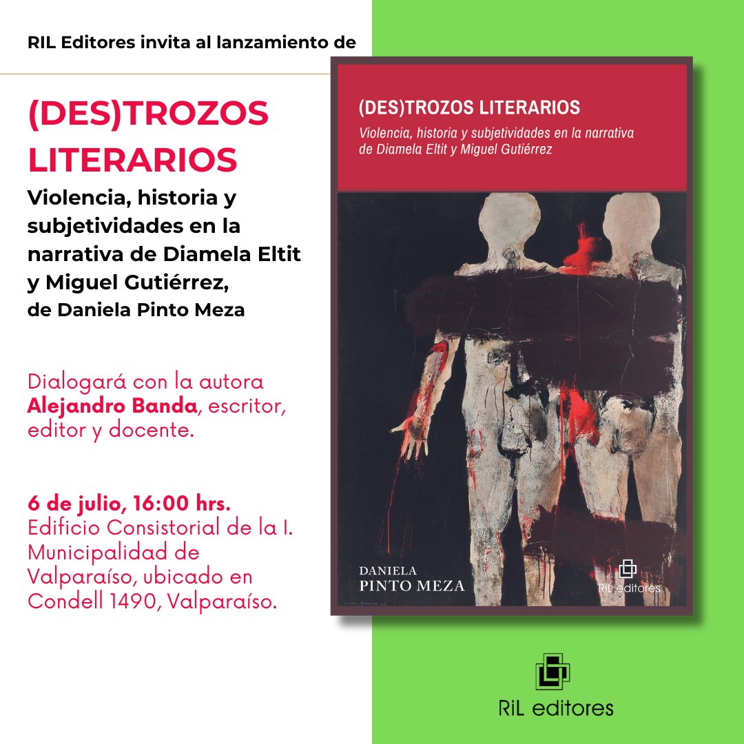 ¡Hoy es el día! ¡Nos vemos en el Edificio Consistorial, Condell 1490, #Valparaiso! La cita a las 16:00 horas. 
(Y a las 17:00 dará una charla nuestra querida Diamela Eltit, imperdible 😊).