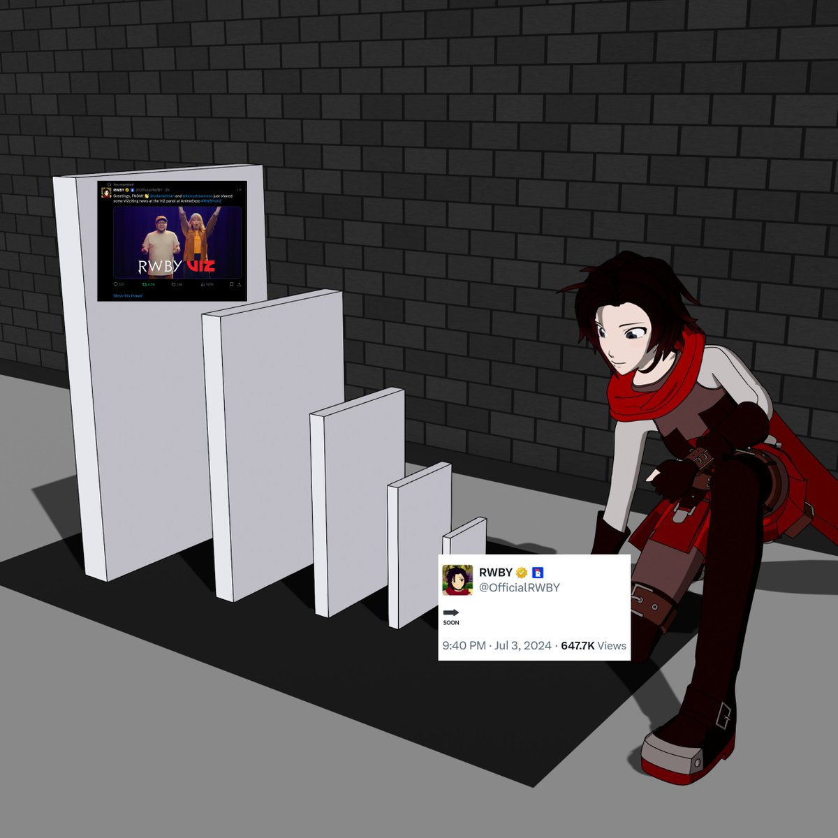 marylizabetha's tweet image. Meme Template by @GarlicGizmo #RWBY #GREENLIGHTVOLUME10 #SMMRofRWBY #FNDMRTX2024 #RWBYxVIZ @OfficialRWBY