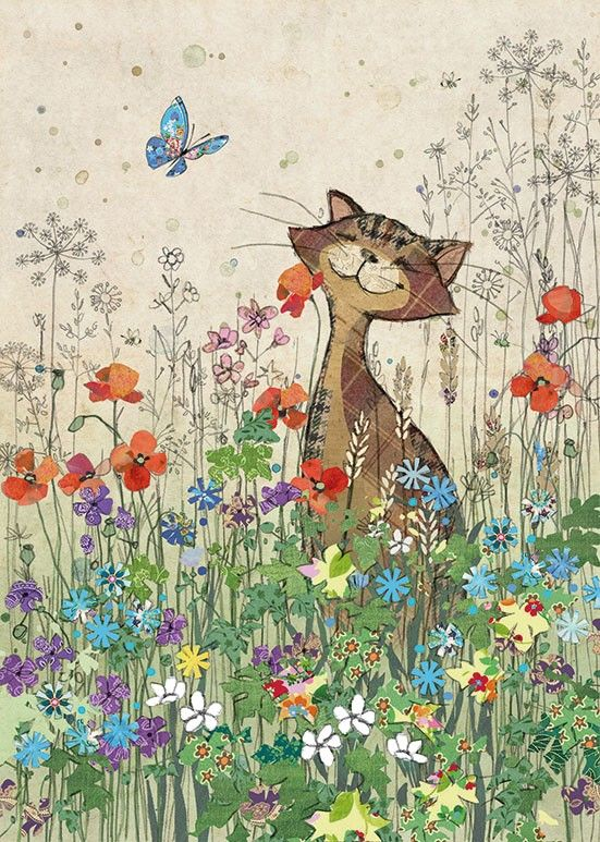 marysia_cc's tweet photo. #Cat Meadow by Jane Crowther https://t.co/cUGdjchPuF