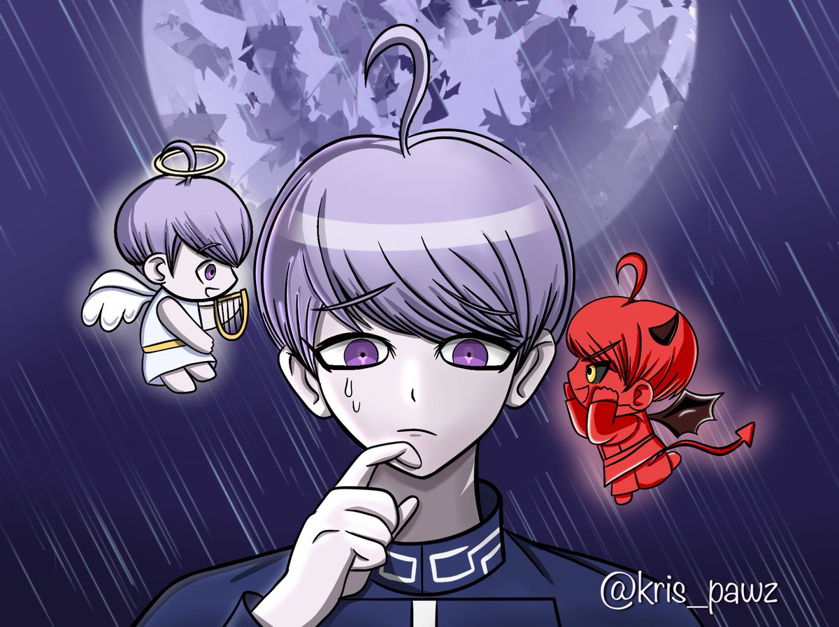kris_pawz's tweet photo. Internal conflict

#masterdetectivearchives #raincode #raincodefanart #yumakokohead #procreate #digitalart https://t.co/AXMQCWtAFh