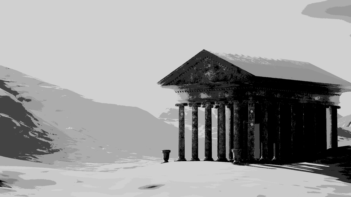 atonizer's tweet image. Roman Temple. Environment for #3danimation #game #games #animation #film #movie 

Created with #Zbrush #Blender #WorldMachine #UE5 #Quixel #Kitbash3D #art #3dart #landscape #environment #filmproduction #digitalart  #model #22cine