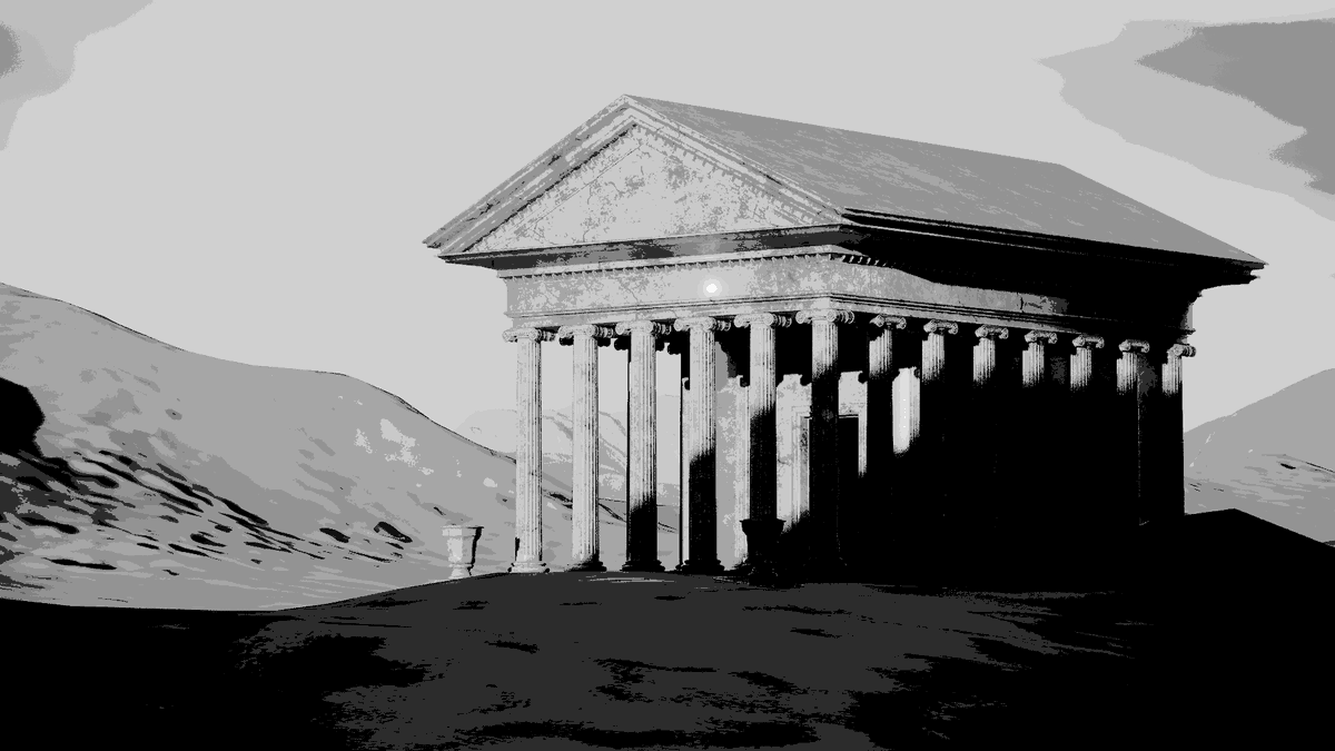 atonizer's tweet image. Roman Temple. Environment for #3danimation #game #games #animation #film #movie 

Created with #Zbrush #Blender #WorldMachine #UE5 #Quixel #Kitbash3D #art #3dart #landscape #environment #filmproduction #digitalart  #model #22cine