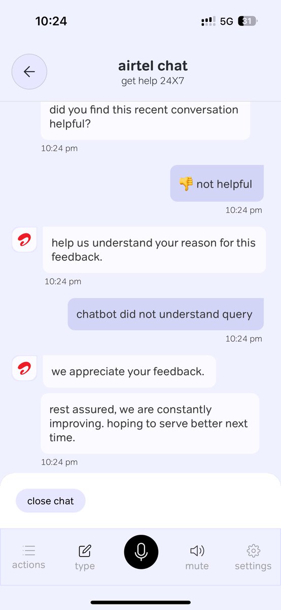 dhruvbaslas's tweet photo. @airtelindia @Airtel_Presence 

I have been having this issue from morning they have been changing time of issue fix from 6 PM then 9 PM then 12 AM 

There support of not at all helpful

Airtel Internet also sucks in ping 

But to charge money they are first https://t.co/6JyV9Ma8wb