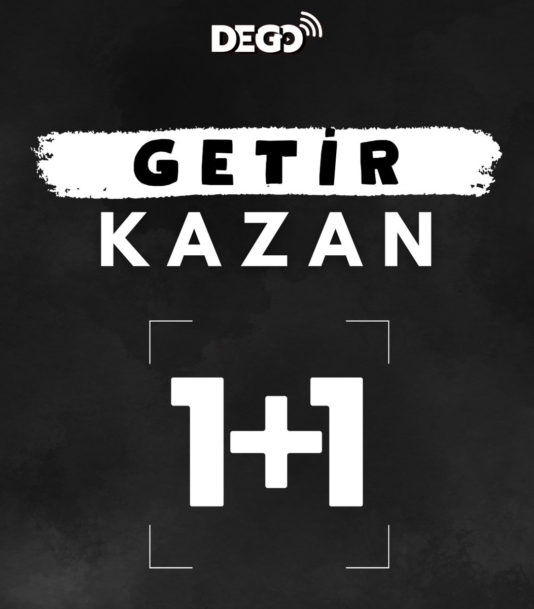 degotvplus's tweet photo. Minimum 1 YIL ARKADAŞINI GETİR
Seninle Birlikte Arkadaşında +1 AY
EK SÜRE KAZANSIN...

#degotv https://t.co/LWGYEsNRr9