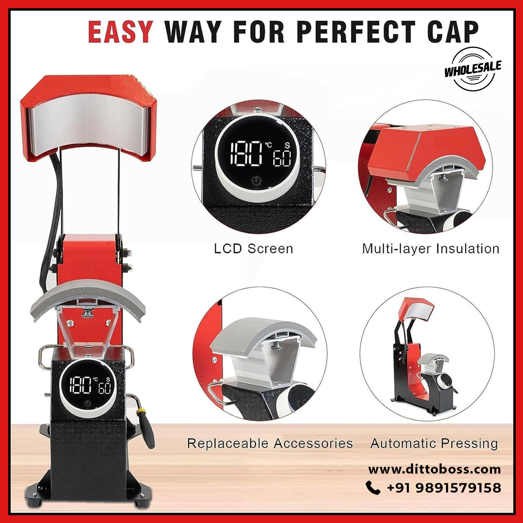 boss_ditto's tweet image. 🔥 Ready to revolutionize your cap printing game? Meet the Electric Cap Heat Press Machine by Ditto Boss! 🔥

🔗👉 dittoboss.com 🌐
📞 +91 9891579158 🌟

#CapPrinting #HeatPress #DittoBoss #CustomCaps #PrintingMachine #EasyPress #CraftingTools #HeatTransfer #CapDesign