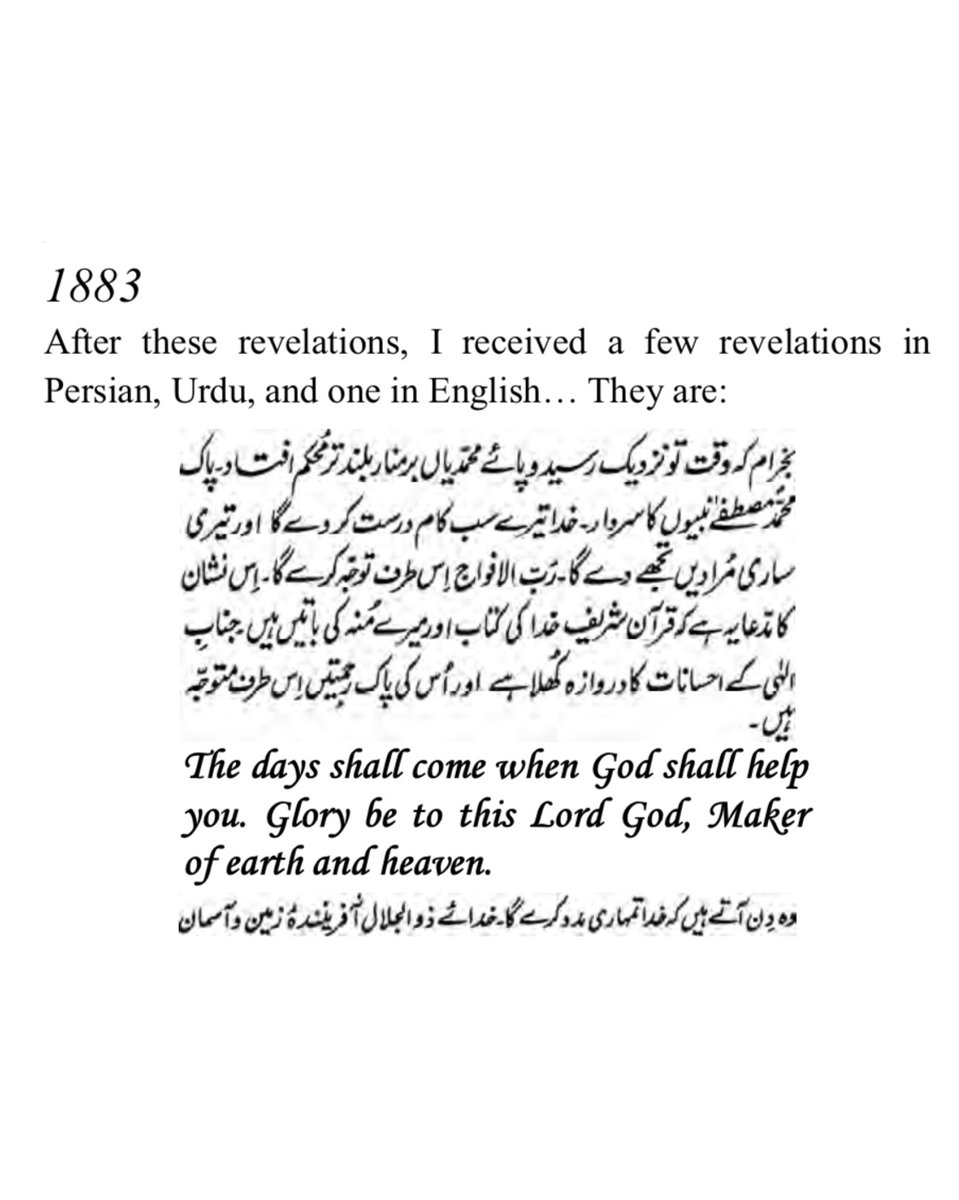 [Big Thread🧵] This is a thread reviewing Tadhkirah, a book where Mirza