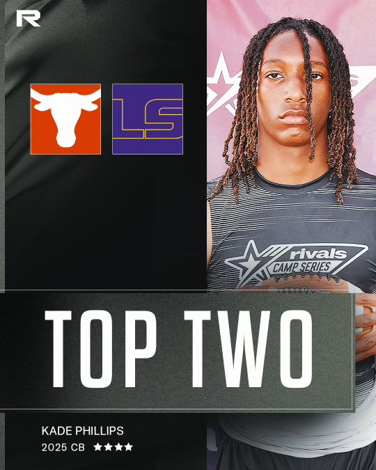 🚨ANNOUNCEMENT🚨 Four-star CB Kade Phillips (<a href="/_KadePhillips/">Kade Phillips +</a>) will announce his commitment with <a href="/Rivals/">Rivals</a> today at 5:30pm CT. 

Commitment be will be streamed live on Youtube!