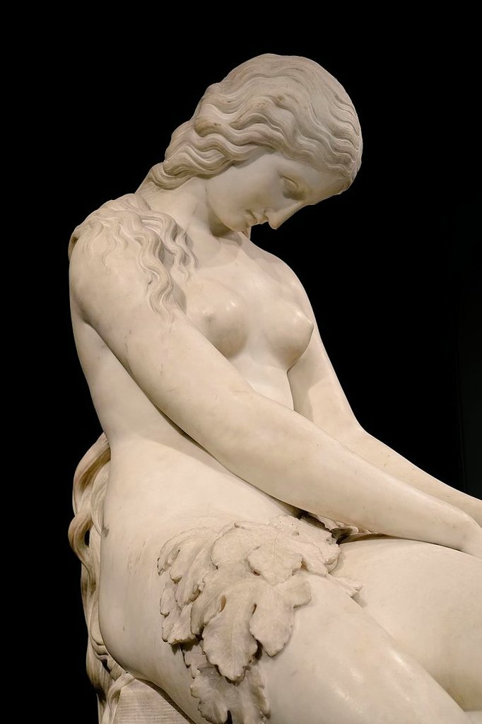 _rjardon's tweet image. "Eve repentant" by P. #Gozzi (c.1858) #marble #fineart
