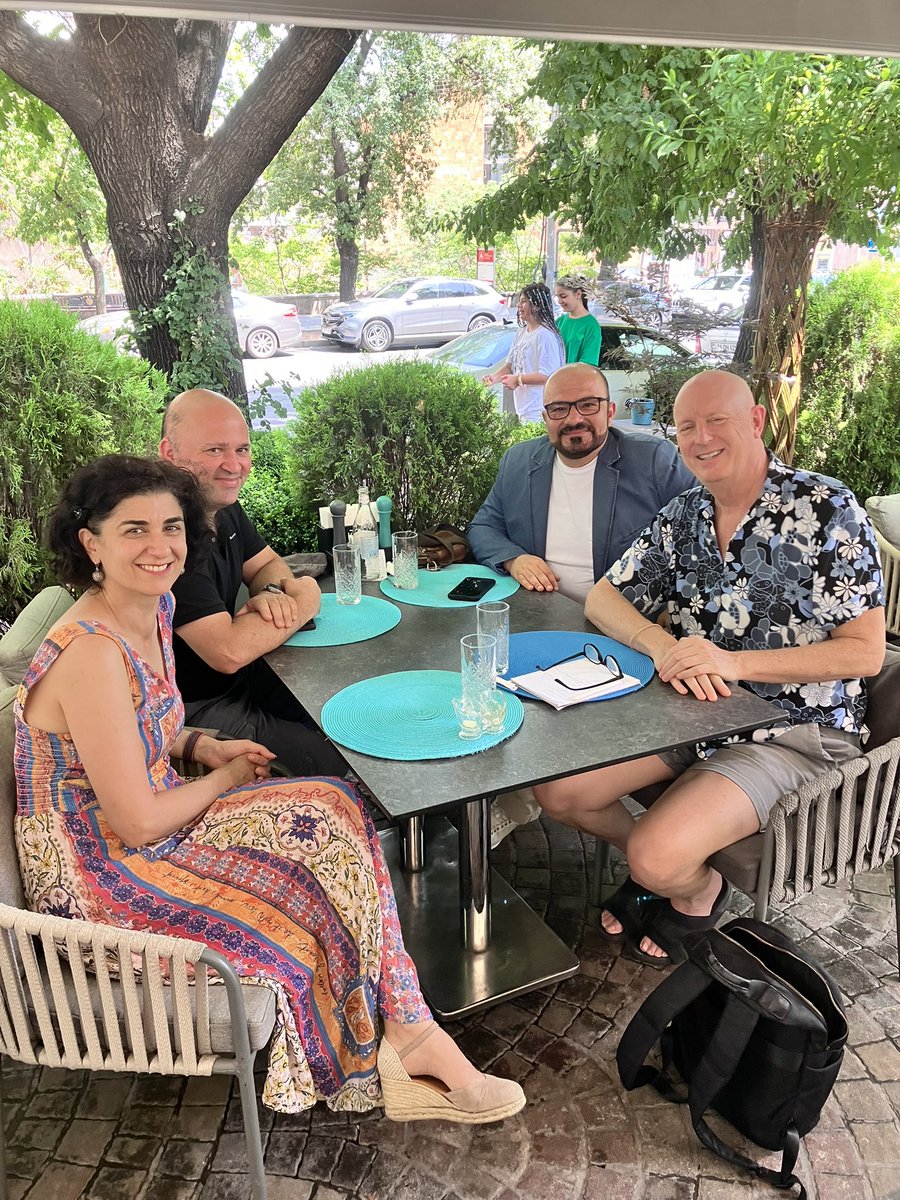 3 Armenians from 🇬🇪, 🇦🇲, 🇮🇱 + 1 🇺🇸 - theme? FINLAND! Architecture, Education, Integrated Planning, Sustainable Cities, Design+Construction +more! Investing in AM-FI relationship to bring smart hospitals, schools, residences, infrastructure to Hayrenik. Stay tuned!@FinlandinSC