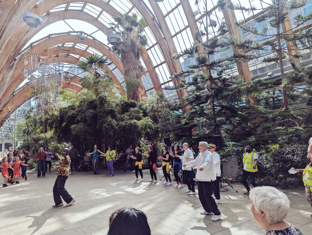 Kate Josephs (@katejosephs) on Twitter photo Really glad I popped into <a href="/sheffcitycentre/">Sheffield City Centre</a> today to catch the afternoon sessions <a href="/ctdsheffield/">Chance to Dance</a> 💃🏼
A joyful, inclusive and free celebration of the power of dance to bring people together 👏🏼 <a href="/markgamsu/">Mark Gamsu</a> and all the team Really glad I popped into <a href="/sheffcitycentre/">Sheffield City Centre</a> today to catch the afternoon sessions <a href="/ctdsheffield/">Chance to Dance</a> 💃🏼
A joyful, inclusive and free celebration of the power of dance to bring people together 👏🏼 <a href="/markgamsu/">Mark Gamsu</a> and all the team
