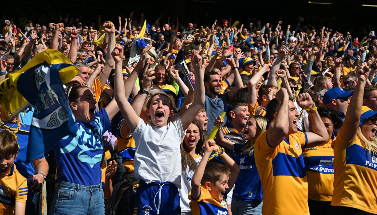For the first time in just over a decade, the <a href="/GaaClare/">Clare Gaa</a>  roar was really heard at Croke Park as they earned a much coveted place in the All-Ireland SHC Final! 🤩