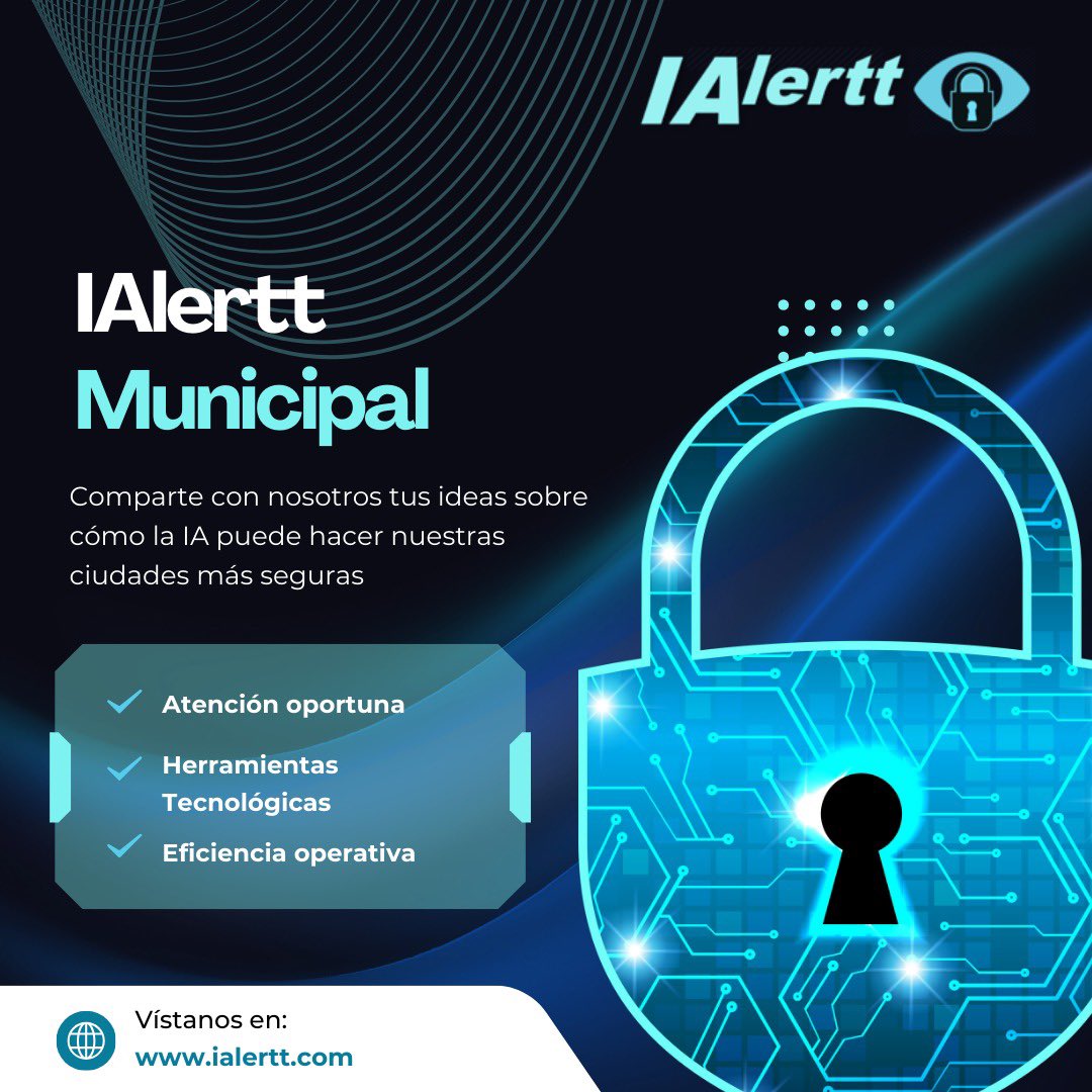 IAlertt's tweet image. La inteligencia artificial está transformando nuestra forma de proteger a la comunidad. Descubre cómo avanzamos hacia un futuro más seguro. 🌐🛡️ 
#IA #SeguridadCiudadana #ciudadanoseguro #comunidad #inteligenciaartificial