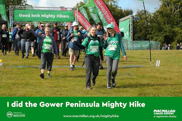 HannahEHyde's tweet photo. What an amazing experience doing the @macmillancancer #MightyHike over in the Gower today 🥰
Donna and I raised over £600 for the charity 🎉 https://t.co/lb5dmat4jl