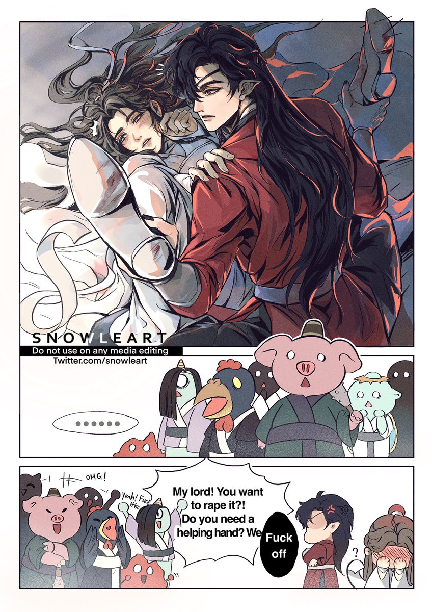 After their first air transmission 🦊🐰
I have this sketch in my iPad for like…years. Thank for the new audio drama episode that push me to finish it. 

#TGCF #天官赐福 #HuaCheng #花城 #HeavenOfficialsBlessing  #mxtx #xielian #hualian #谢怜