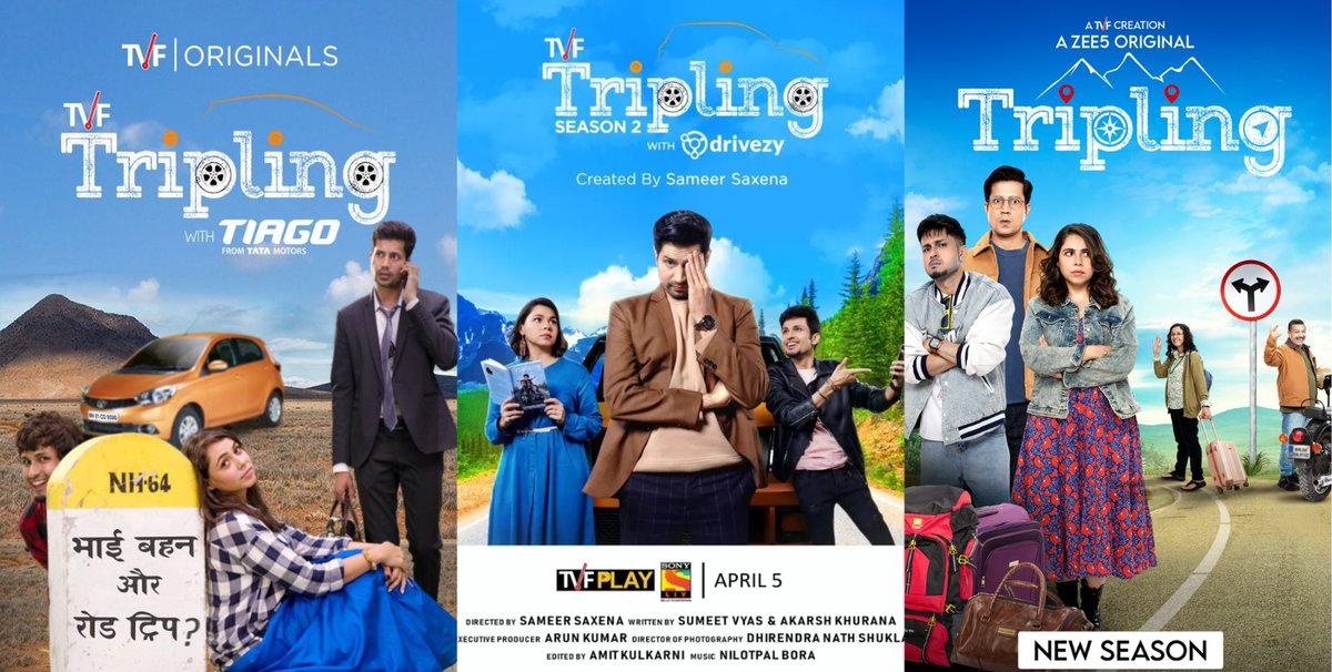 naitik_ofcl's tweet image. Had se jyada Ajeeb thi family ye to😂lekin best part aur Reason ye tha ki RoadTrip ka anand wo bhi khule raste aur jangalo ke bich lena chahta tha, jo sabhi masaalo ke sath mila bhi.🤗 @vyas_sumeet @amolparashar @maanvigagroo @ArunabhKumar @TheViralFever #Tripling #TVFTripling