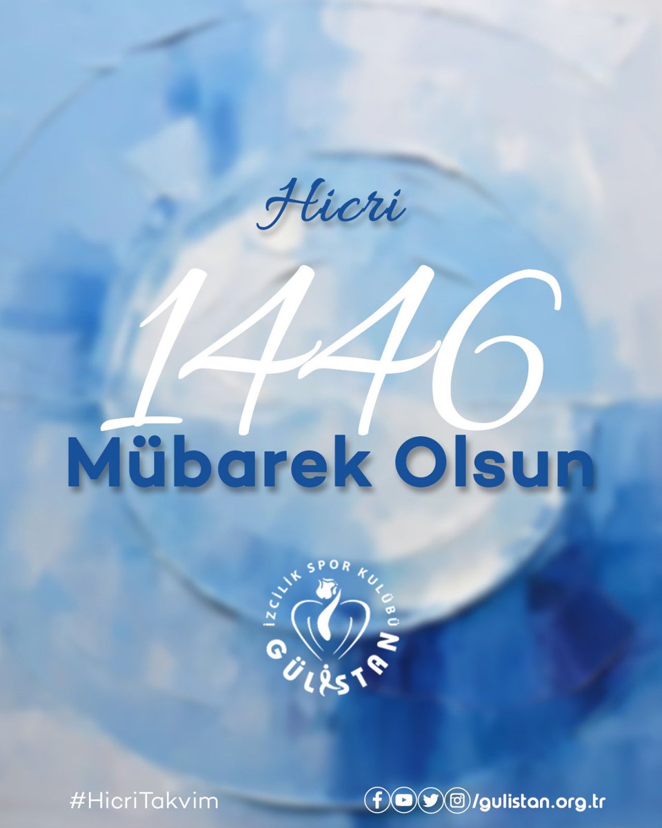 Hicrî 1446
Mübarek Olsun

Yeni yılımızın, 8 Milyar’a huzur, güven ve mutluluk getirmesini temenni ederiz.

Gülistan İzcilik Spor Kulübü🌹