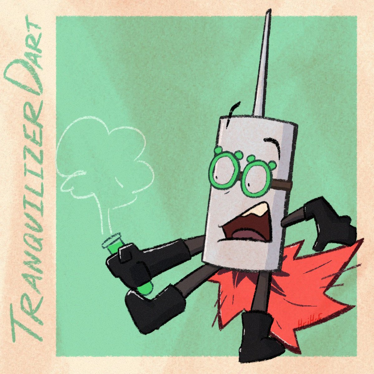 Revenge on <a href="/RioyuProjects/">RioyuProjects</a> featuring Tranquilizer Dart.

artfight.net/attack/6738331…