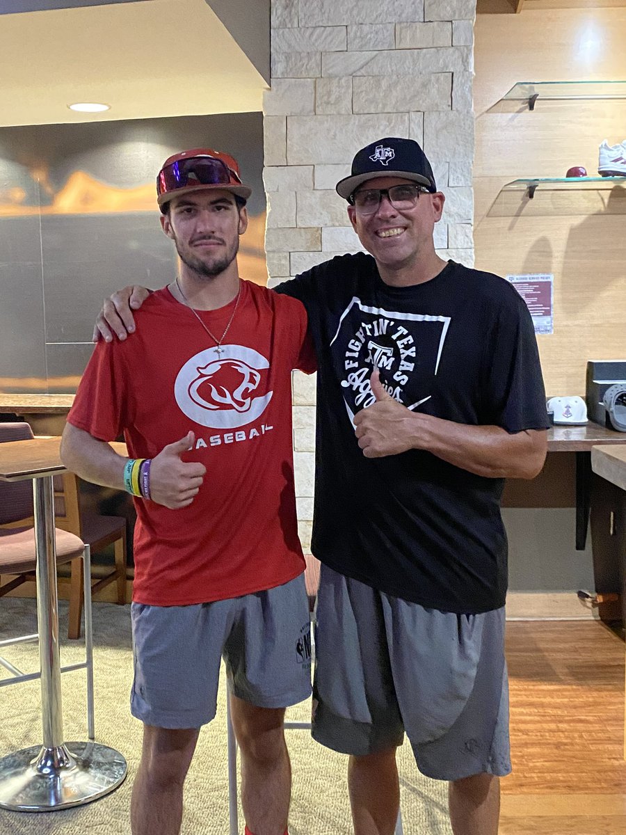 DrakeDavenport0's tweet photo. Thank you to @CoachHutchman26 and the  Texas A&amp;M staff for giving me an opportunity at a prospect camp! I had loads of fun and learned a lot will definitely come back! @AggieBaseball @TAMU https://t.co/oEC1zR4WNH