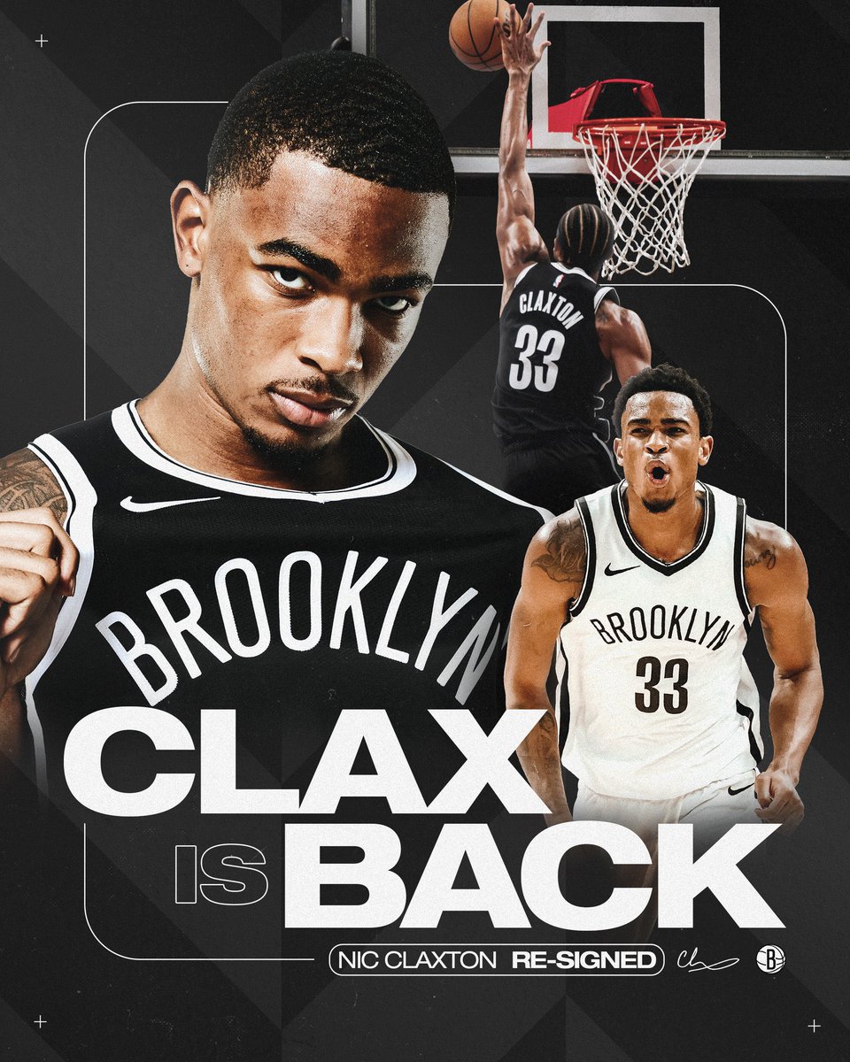 🚨RESMİ:
Nic Claxton 4 yıl daha bizimle olacak ⚫️⚪️