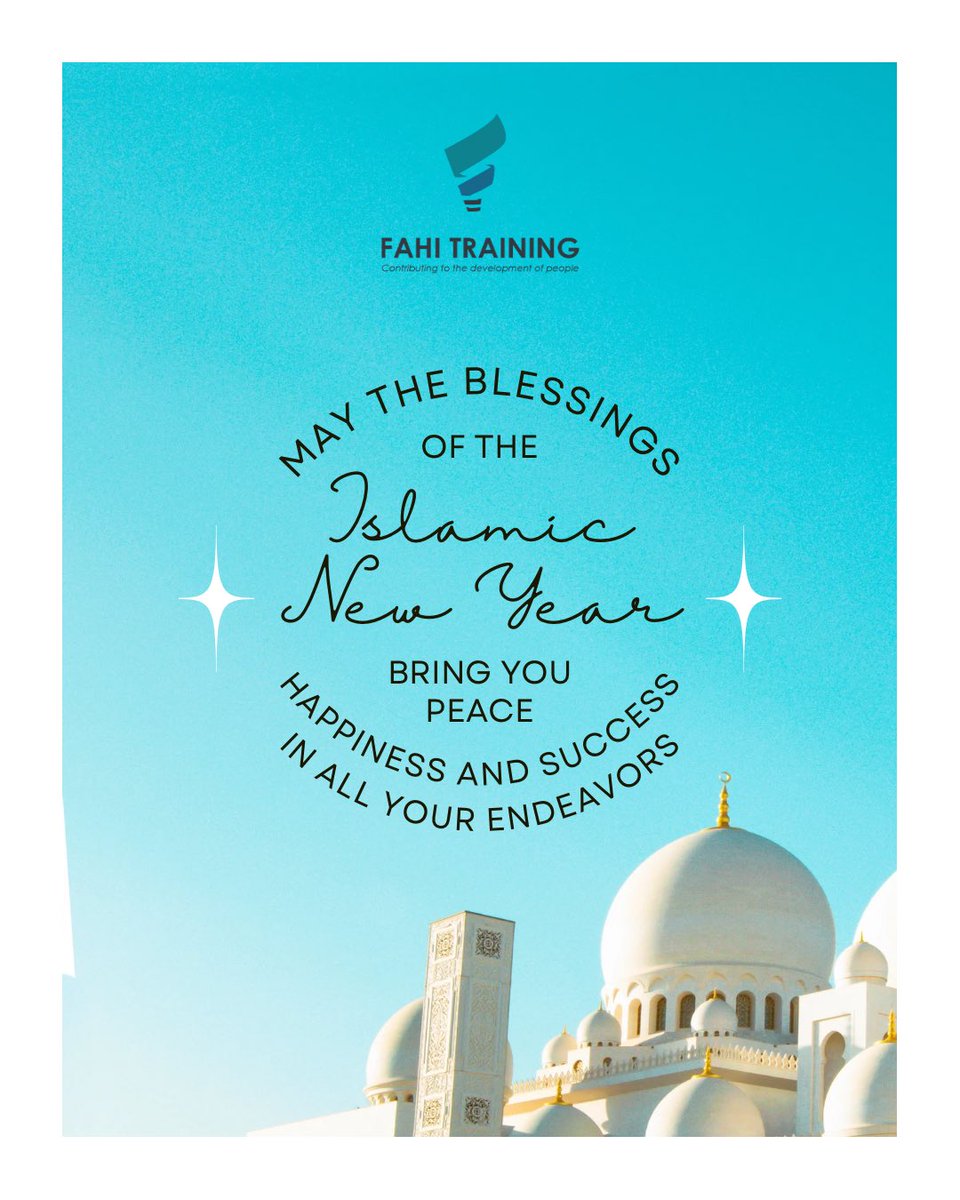 FahiTraining's tweet photo. Wishing everyone a very blessed and prosperous Islamic year ahead. May the lord bless us all. 

#positivequotes☀️ #positivequotes #dailyoptimism #positivequotesdaily #islamicnewyear https://t.co/KKEAr7MzmK