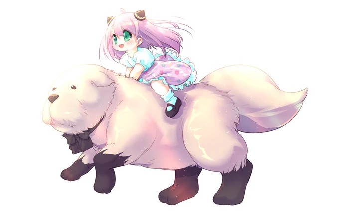 アーニャちゃんいかがでしょうかこれ描き終わったときよく見るとモンハンのガルクみたいだなと思いました笑#SPY_FAMILY 