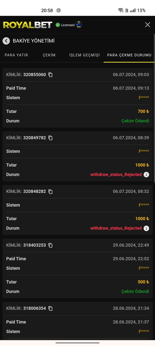 #Royalbet çekim için teşekkürler Vandal16