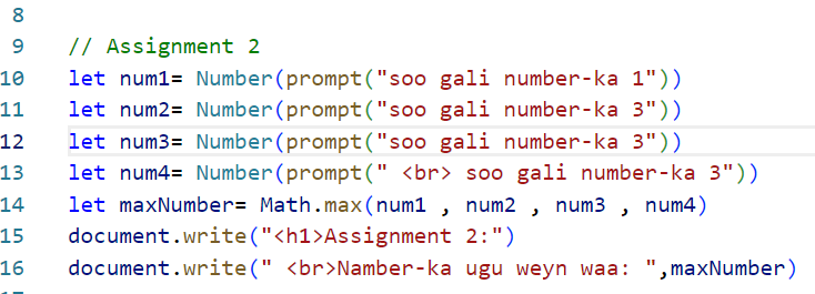 mabdillahi275's tweet photo. 16day to #100DaysOfCode   
It is a program that allows the user to input numbers and then the largest number is displayed
#eng_Liicaye #RiseAcademy
 #RiseToCode #NextGenDevelopers
@RiseAcademy21 https://t.co/UFctkMyea6