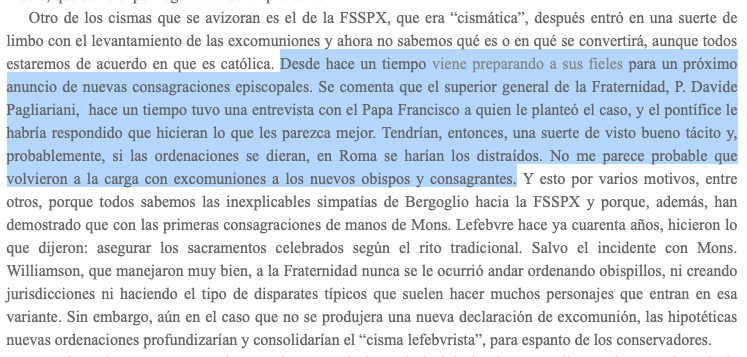 NovusOrdoWatch's tweet image. Wait, what?! The Caminante Wanderer blog reports Fr. Davide Pagliarani (#SSPX Superior General) had a conversation with #PopeFrancis some time ago, and the issue of episcopal consecrations came up. Francis allegedly said to him that they should do whatever they think is right:…