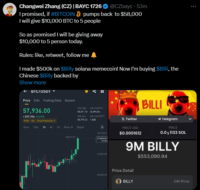DailyCoinFlop's tweet photo. 🚨Scam🚨

☠️ $BILLI ☠️

⚠️Beware! Scam accounts are promoting the fraudulent project. Stay alert and invest wisely⚠️

🌐https://t.co/0ECYoMumuA🌐