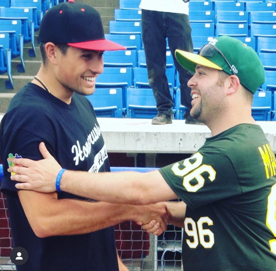 Huge congrats to my old friend #CodyCeci on his #StanleyCup run! #Legenday <a href="/CodyCeci/">Cody Ceci</a> #EvanMalamud #hug