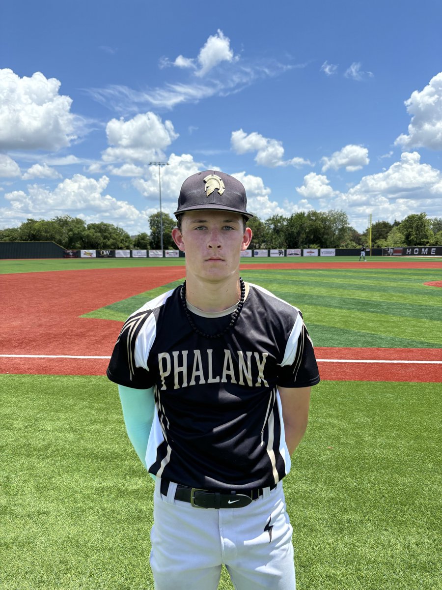 F: TX Iron Phalanx Gold 6, Texoma RoughRiders Baseball 1
PoG: Saxon Smith 2-3, 3B, RBI, R