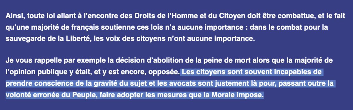 Paul Conge (@paulcng) on Twitter photo Pour toujours plus de confusion, le site d'extrĂȘme droite RĂ©seau libre publie, ce 6 juillet, trois jours aprĂšs ses appels Ă "Ă©liminer" des avocats, un prĂ©tendu "droit de rĂ©ponse" de la <a href="/Conf_Batonniers/">ConfĂ©renceBĂątonniers</a>. Un faux grossier, vraisemblablement destinĂ© Ă hystĂ©riser ses lecteurs Pour toujours plus de confusion, le site d'extrĂȘme droite RĂ©seau libre publie, ce 6 juillet, trois jours aprĂšs ses appels Ă "Ă©liminer" des avocats, un prĂ©tendu "droit de rĂ©ponse" de la <a href="/Conf_Batonniers/">ConfĂ©renceBĂątonniers</a>. Un faux grossier, vraisemblablement destinĂ© Ă hystĂ©riser ses lecteurs