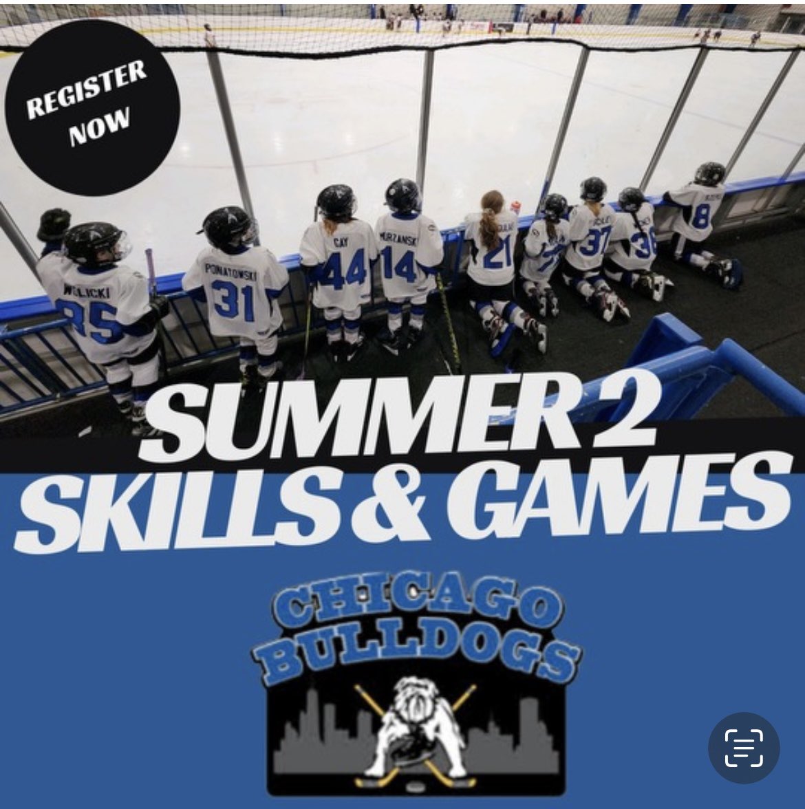 Summer session 2 starts Monday!!!! Register now for skills and games at Chicagobulldoghockey.com #gobulldogs #ourdogs #summerhockey