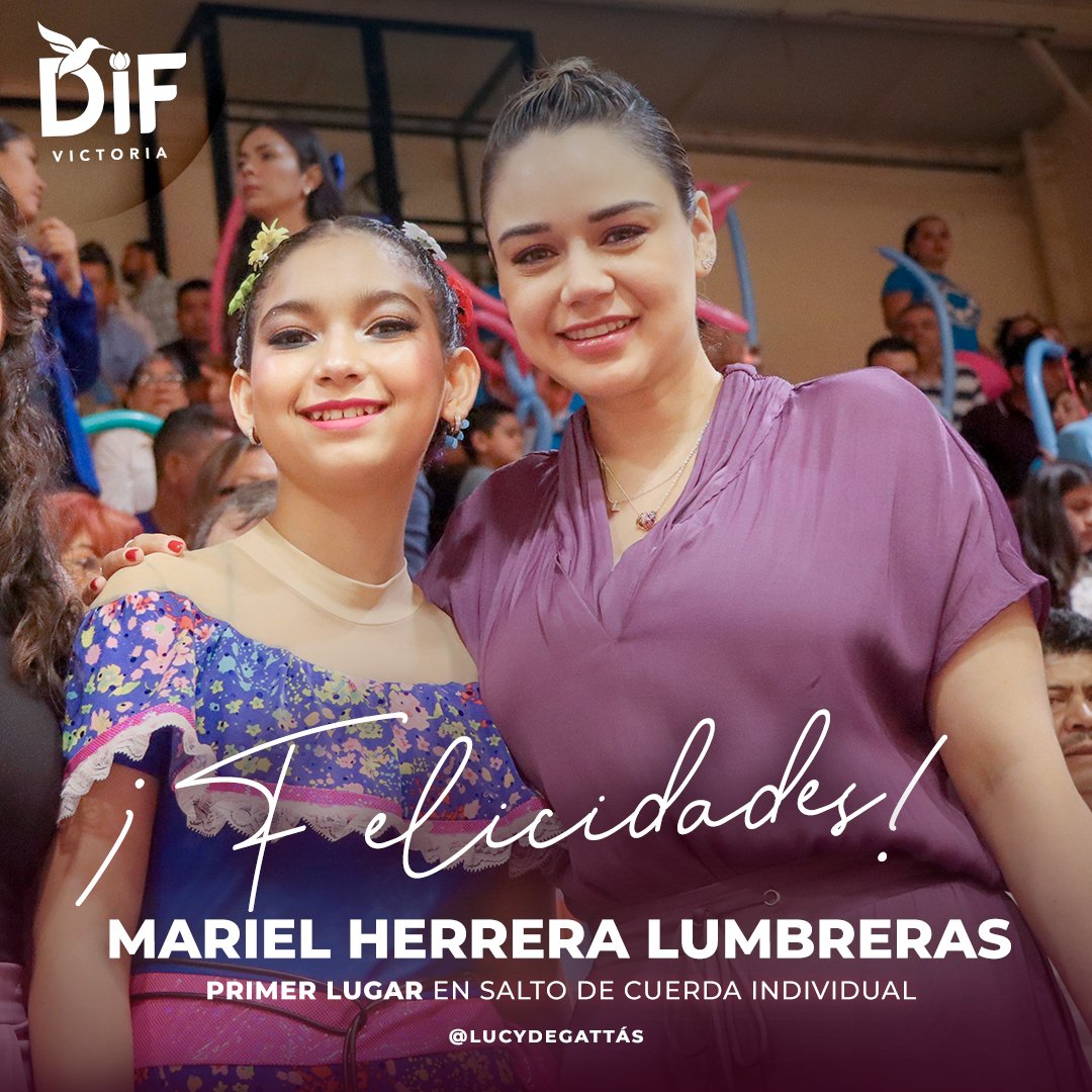 ¡Felicidades campeona! 🏆

Nos llena de alegría poder reconocer el esfuerzo y desempeño de Mariel Herrera, quien obtuvo el Primer Lugar en la categoría “Cuerda Individual” del Concurso de Rondas Infantiles y Salto de Cuerda, representando con mucho orgullo a Victoria. 🎉