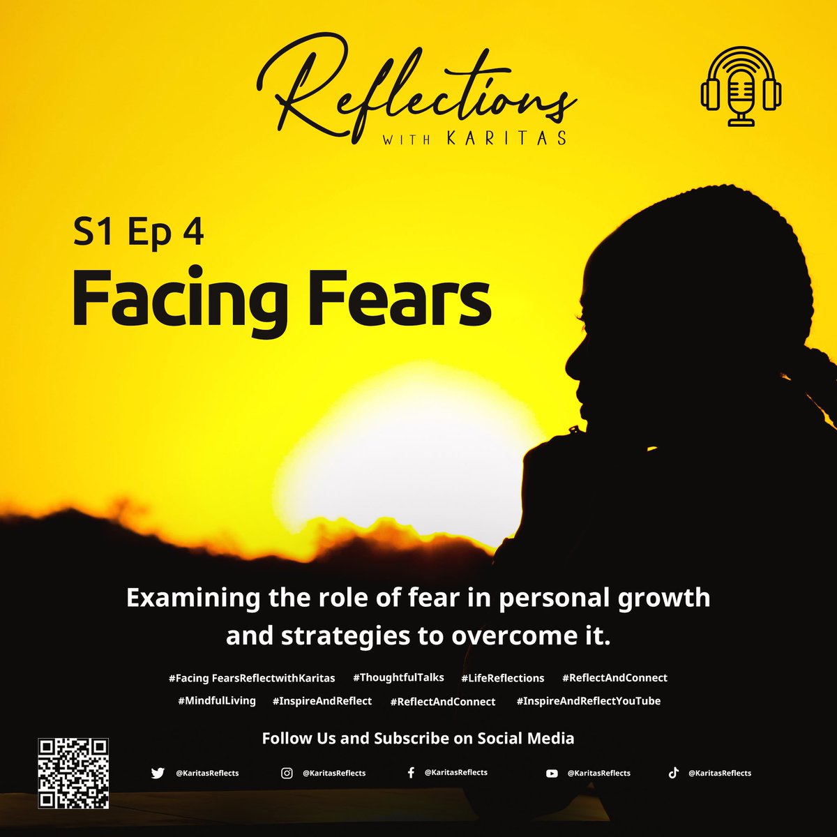 karitasreflects's tweet photo. Episode 4 of Reflections with Karitas, "Facing Fears," premieres Tuesday, July 9th! Tune in for stories of courage and overcoming challenges. Missed Episode 3? Watch it now on our YouTube channel—link in bio! @KaritasKarisim2 @SygniaMediaTV 

#ReflectionsWithKaritas #FacingFears https://t.co/J0tfcZ9XBo
