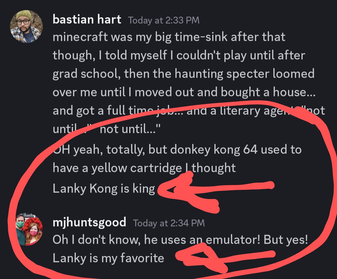 MJHuntsgood's tweet image. This one's for @GeoffinitiveEd 

@banseb_ and I speak for the entire literary world when we choose this side in the #dk64 battle