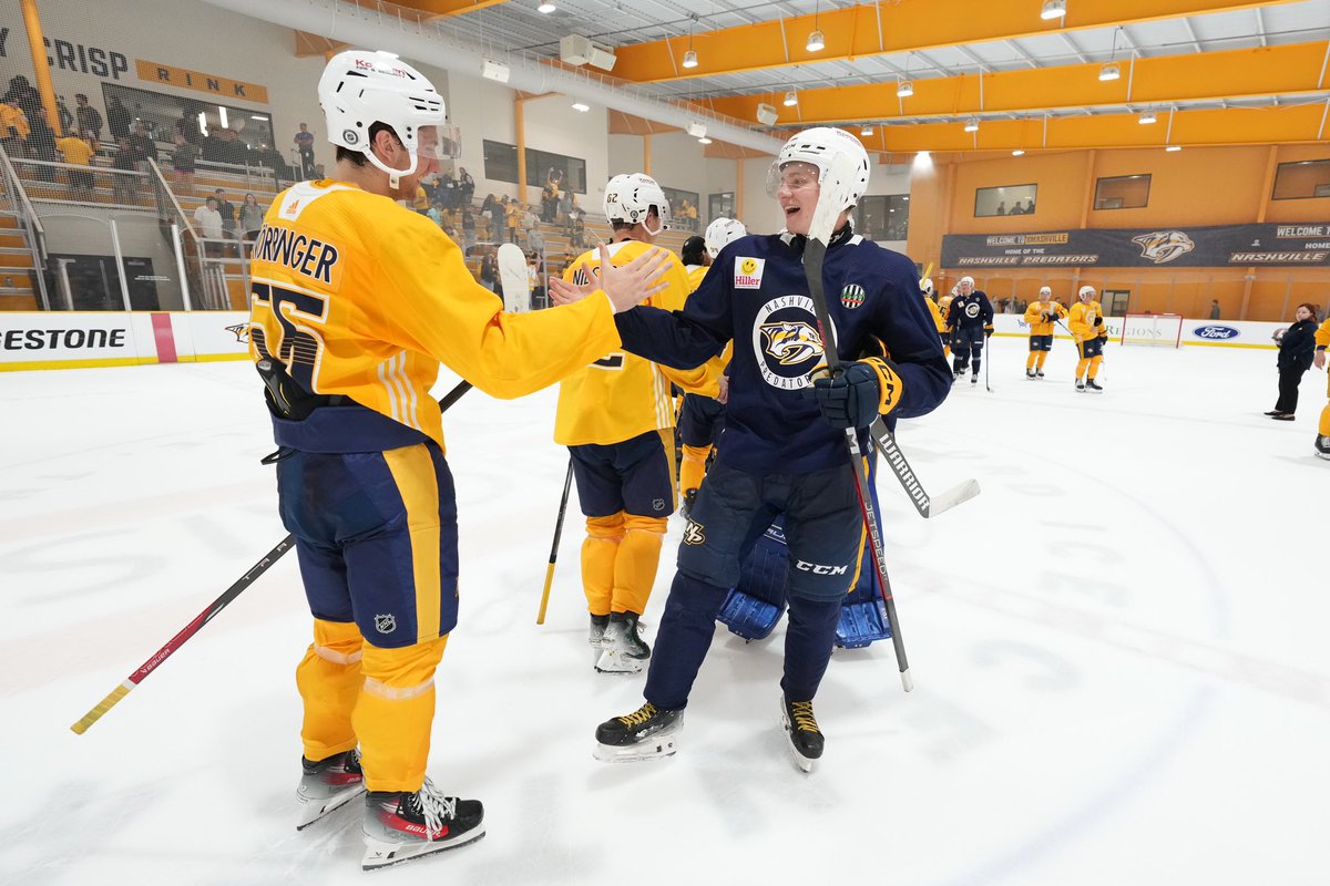 Nashville Predators (@predsnhl) on Twitter photo Thank you to everyone who came out to <a href="/FordIceCenter/">Ford Ice Center</a> this morning!
The future is bright in Smashville ✨ Thank you to everyone who came out to <a href="/FordIceCenter/">Ford Ice Center</a> this morning!
The future is bright in Smashville ✨