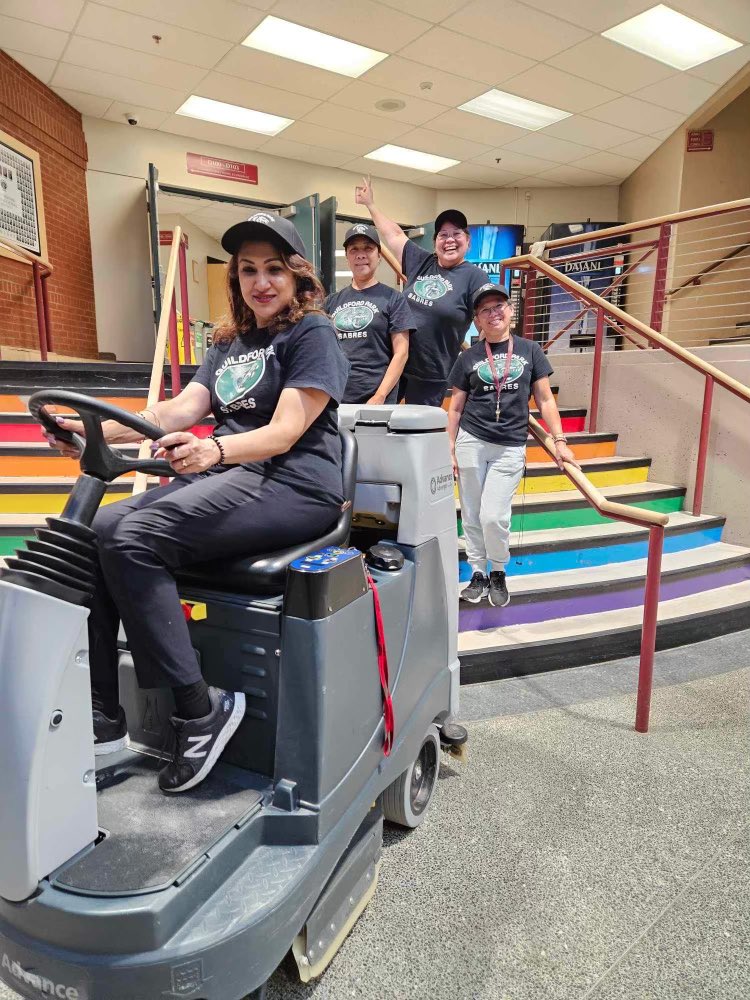 From the GP community , we wish everyone a happy summer break! A special shout out to our incredible custodial staff who take care of our school all year and work hard in the summer to get it ready for September. They are the BEST!!❤️