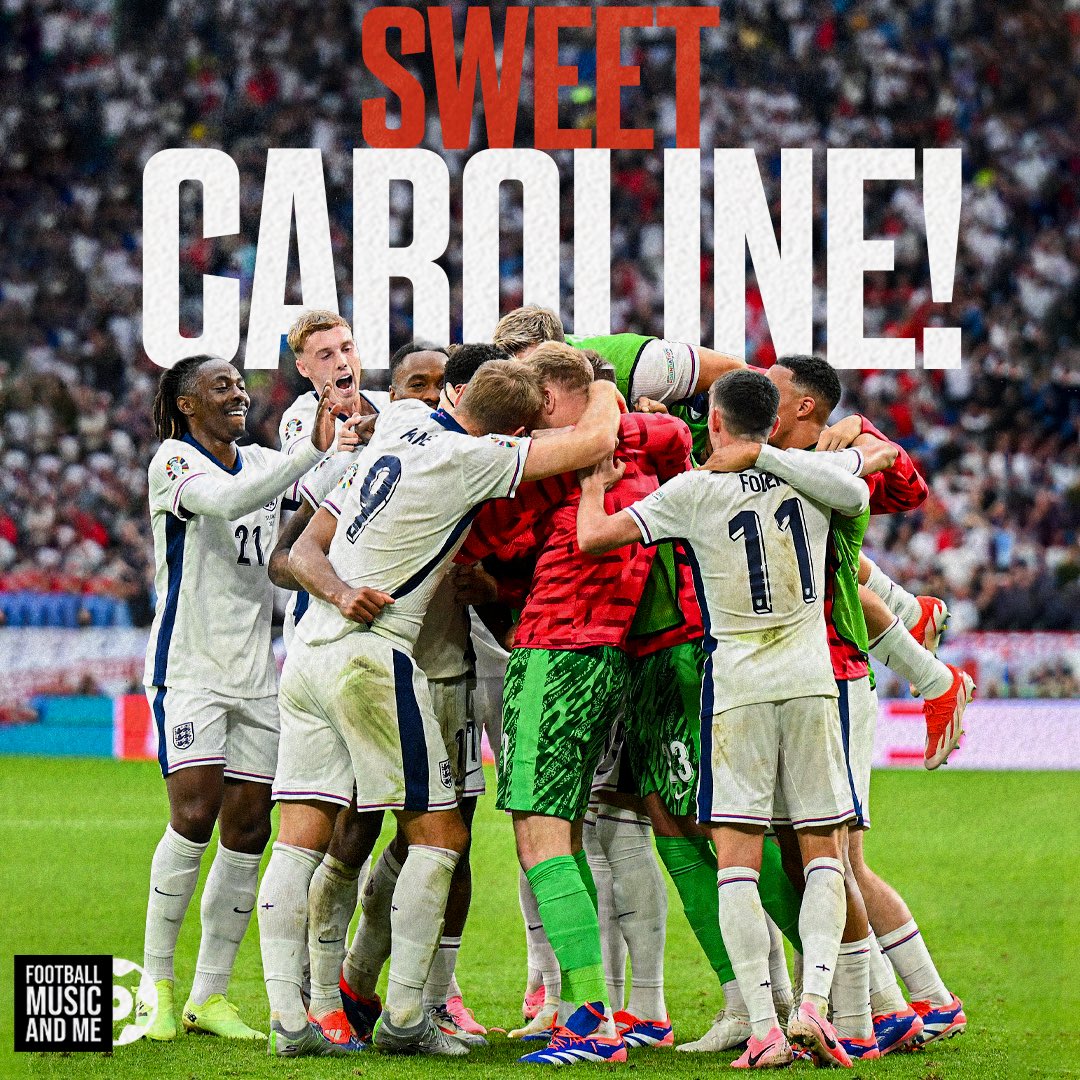 ENGLAND ARE INTO THE SEMI-FINAL! 

🎵 Cue Sweet Caroline! 🎵