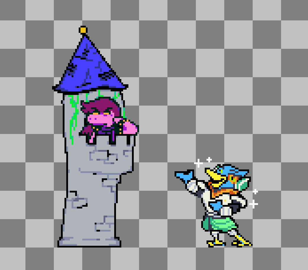 JustHahaLand's tweet photo. IM BACK!!! BACK BACK BACK TO WORKING
#DELTARUNE https://t.co/adW2X5e9Pi
