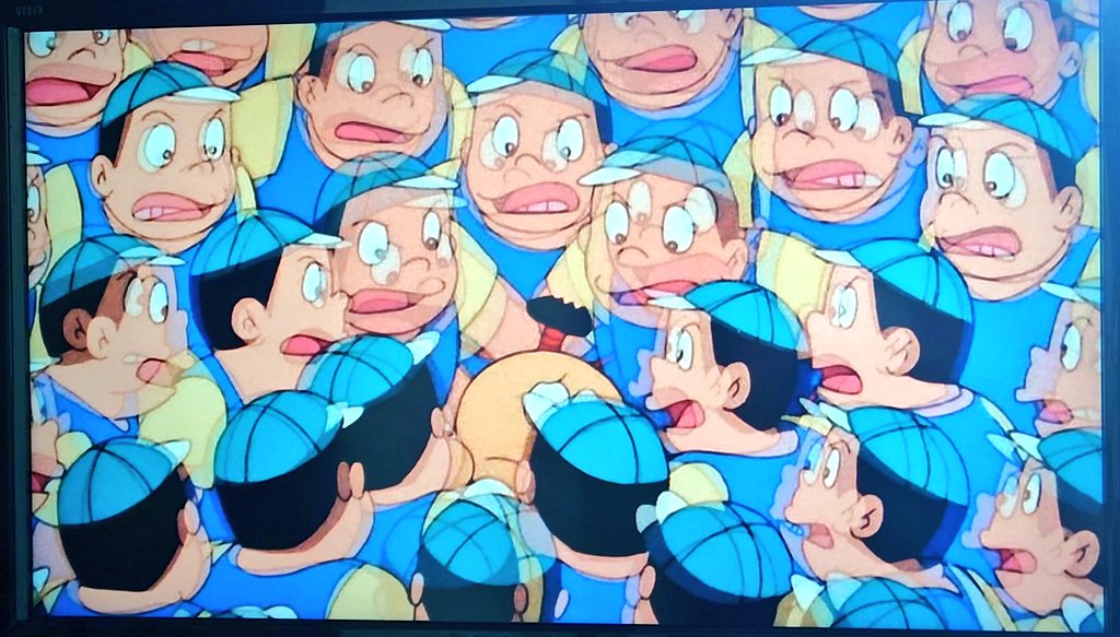 十四松 ,カラ松 「やっぱりアニメ版キテレツの狂気っぷりは最高だぜ!('ー`)(褒め言葉 」|葵月のイラスト
