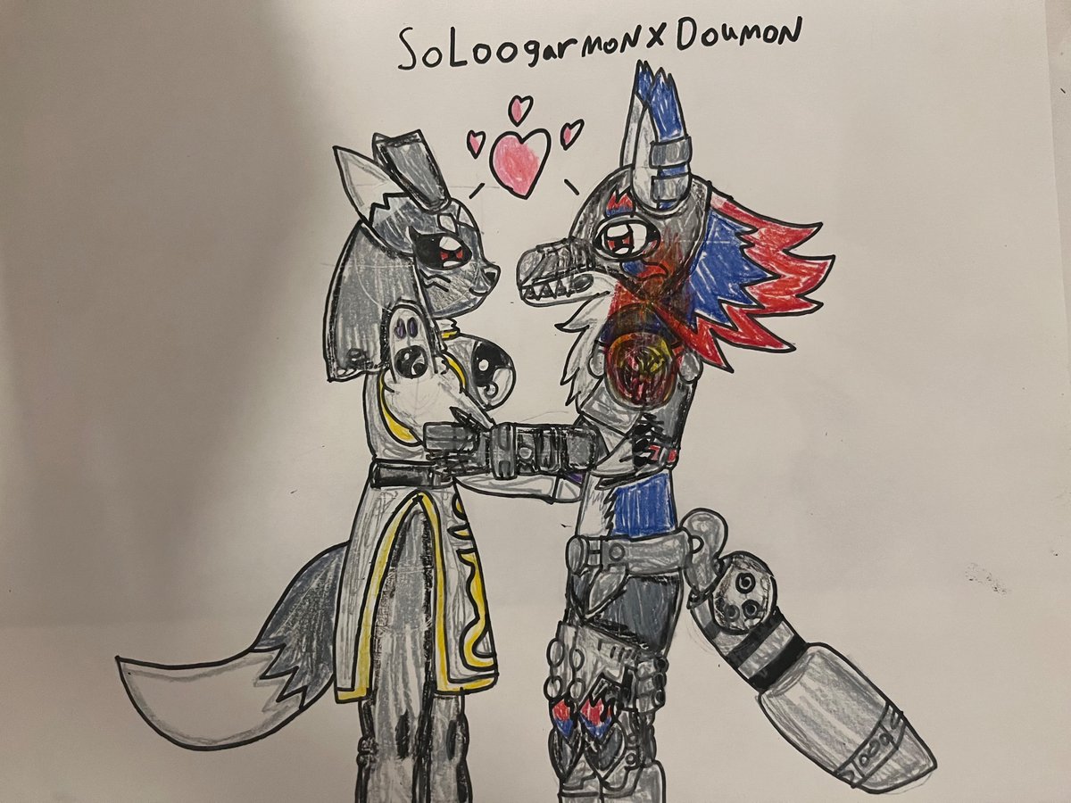 BlueVampirefox's tweet photo. Soloogarmon x Doumon. Enjoy. #Digimon #Soloogarmon #Doumon #digimonfanart #Digimonart #Anthroart #Anthroartwork #Furryart #furryartwork #Animeart #Fanart https://t.co/hjyBcgT5gX