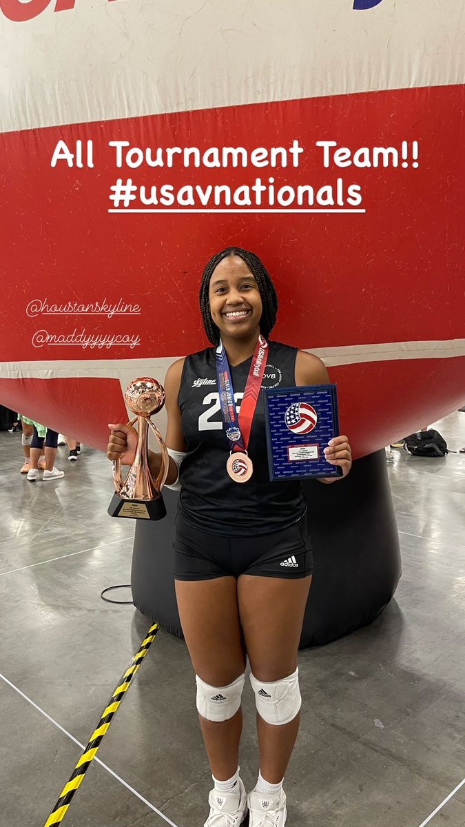 Maddy_Coy's tweet image. Honored to be named to All Tournament Team and🥉 Place 16 USA Division at @usavolleyball Nationals!! So proud of my team! #outwork @HoustonSkyline @VBAdrenaline @PDTexas @PrepDig @CoachMikeDZ @GRHS_Volleyball