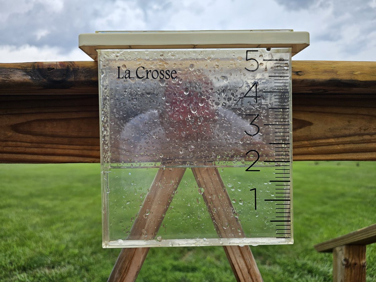 david_baker69's tweet photo. Dumped 1.90 in about an hour...now I have a pool and a pond. https://t.co/QqRABmeM5Z